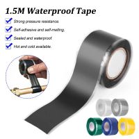 Waterproof Silicone Performance Repair Tape Self-adhesive Strong Rubber Silicone Bonding Tape SelfFusing Wire Tape 2.5cm*1.5m Adhesives  Tape