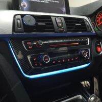 【CW】 Carbon fiber center console dashboard Atmosphere light 3 F30 F31 F35 4 F32 F36 F80 M4 F82 led