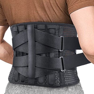 4 Springs/5 Support Breathable Mesh Double Pull Medical Waist Support Brace Lumbar Orthopedic Back Pain Posture Corrector Belt
