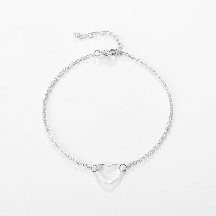 delicate-wristlet-best-selling-wristwear-simple-alloy-bracelet-heart-shaped-bracelet-hollow-design-bracelet