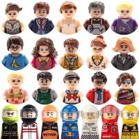 City Different Characters Figures Building Blocks Waiter Student Racer Fireman Specia Soldiers Doctor Sportsman Movie Doll Brick