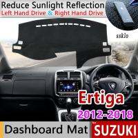 (Ssklo) สำหรับซูซูกิเออร์ติก้า Proton Vx-1 2012-2018 Xe Anti-Slip Mat ที่รองโทรศัพท์ติดรถยนต์ Sunshade Dashmat อุปกรณ์เสริมรถยนต์