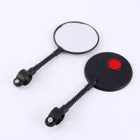 กระจกมองหลังจักรยานแบบยืดหยุ่น Universal Bike Rearview for Mountain &amp; Road Bikes Cycling Mirror Accessory