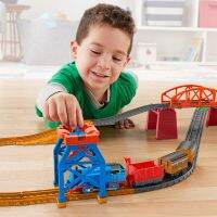 GPD88ชุดผจญภัยแทร็ก3-In-1 Master Thomas Track รถไฟขบวนเล็กของเล่นเพื่อการศึกษาเด็กสำหรับเป็นของขวัญสำหรับเด็กผู้หญิงเด็กผู้ชาย