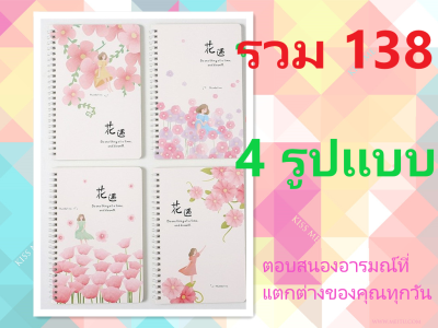 Creative A5 ม้วนหนังสือขนาดเล็กสดการ์ตูนโรลโอเวอร์โน้ตบุ๊คสมุดบันทึกนักเรียนแบบพกพา notepad