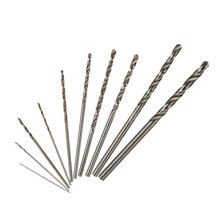 set-mata-bor-เกลียวเหล็กความเร็วสูงขนาดเล็กขาว10ชิ้น-1ชุดสำหรับ-dremel-สว่าน-hss