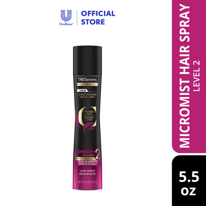 Tresemme Compressed Micro Mist Smooth Hold Level 2 Hair Spray 55oz Lazada
