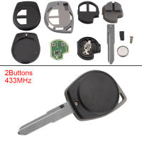 433MHz Keyless Remote Key Fob 2ปุ่มเหมาะกับ SUZUKI Swift Ignis SX4 Liana Vitara