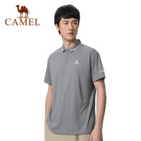 Cameljeans เสื้อโปโลแขนสั้นผู้ชาย,กางเกงยีนส์เสื้อยืดกีฬาฤดูร้อนแห้งเร็ว