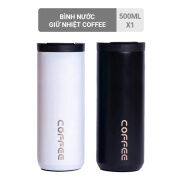 Cốc giữ nhiệt cà phê ly giữ nhiệt coffee inox 304 dung tích 500ml chân