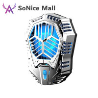 Al-07 Air-Cooled Physical Cooling หม้อน้ำโทรศัพท์มือถือ Semiconductor Heat Sink Back Clip Mute 2-Speed Adjustable Cooler System Cooling Fan