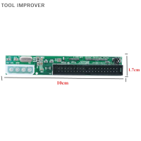 TOOL IMPROVER ตัวแปลงฮาร์ดไดร์ฟขนาดกะทัดรัดความเร็วสูงบาง SATA เป็น40-PIN 39-PIN IDE ฮาร์ดดิสก์สำหรับเดสก์ท็อปที่ทนทาน