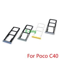 【CW】 10pcs For Xiaomi Mi Poco C40 Sim Card Slot Tray Holder Sim Card Reader Socket