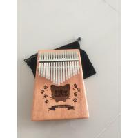 Mahogany Kalimba เปียโนนิ้วหัวแม่มือ 17 คีย์ (  คิตตี้ )  เปียโนเล็ก +แถมถุงผ้า +ค้อน +ซิลิโคนนิ้ว