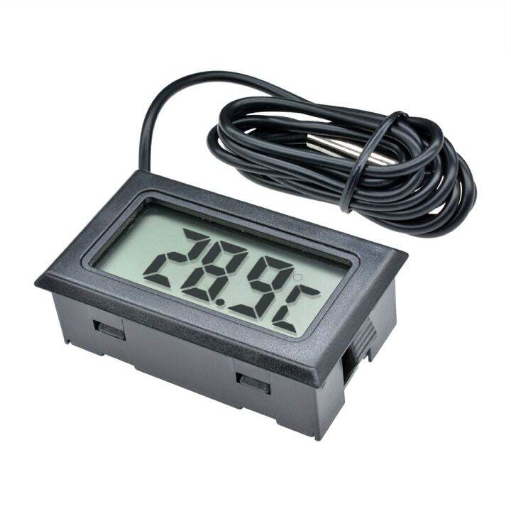 Probe Sensor Fridge Freezer Thermometer Mini Digital LCD Thermometer ...