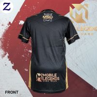 ML Unisex Baju Gaming Jersey Design Printed Tshirt Game Team  | Size S-XL