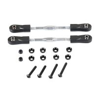 Metal Symmetrical Steering Anti-Drop Steering Rod Assembly for 1/5 HPI Rofun Rovan KM BAJA 5B 5T 5SC Rc Car Toys Parts