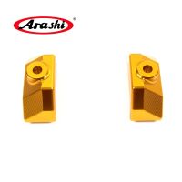 Arashi 1Pair CNC Aluminum Motorcycle Rear Fork Spindle Chain Adjuster Blocks For KAWASAKI Z800 Z 800 Z-800 2013 2014 2015