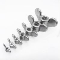 10Pcs Stainless Steel Wing Nuts Stainless Bolts Screws 4/5/6/8/10/12/16/20mm Butterfly Nuts And Bolts Hardware