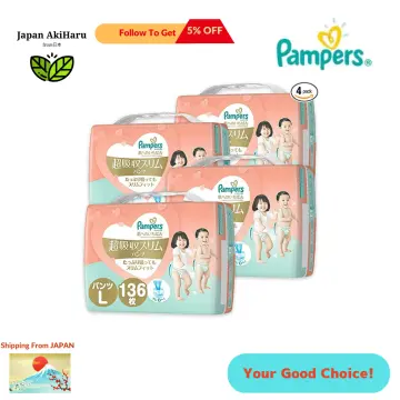 Pampers Pants Big Size Slim Pants (12~22kg) 128 Pants (32 Pants x 4 Pack)