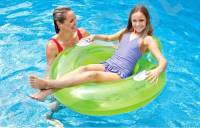 แพยางโซฟากลม ที่นั่งตาข่าย สีสันสดใส Inflatable Sofa Pool Float By Float Me Summer