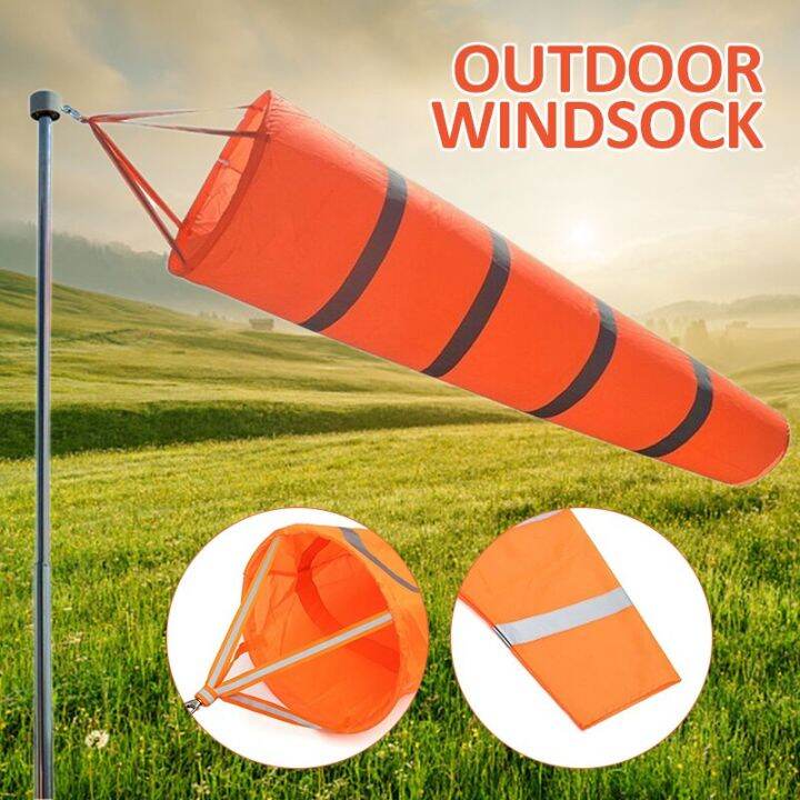 80Cm Outdoor Wind Socks Hanging Kite Toys Airport Flag Windsock Belt