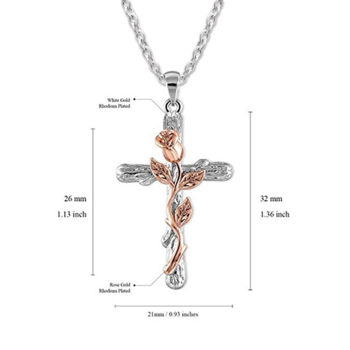 jdy6h-4-colors-natural-flower-plant-cross-pendant-chain-necklace-jewelry-gift-for-women