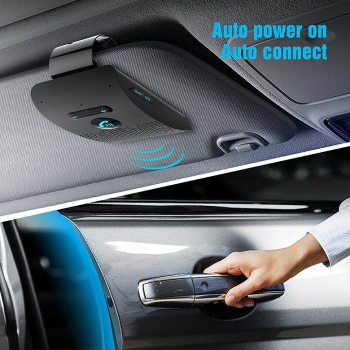 Wireless Car Kit Music Player Adapter with BackClip Portable BT