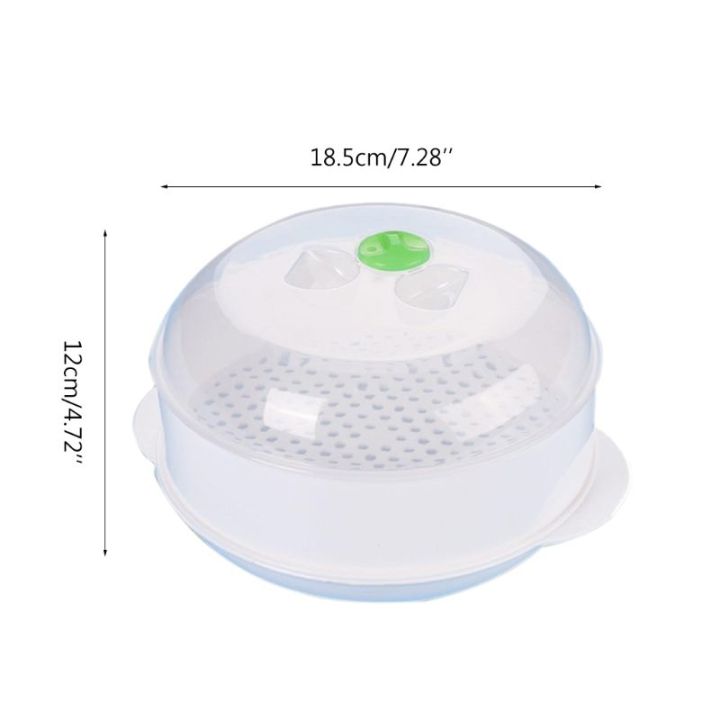 double-plastic-steamer-microwave-oven-round-steamer