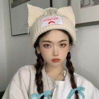 Adorable Cat Ear Knitted Beanie Hat - Keep Your Head Cozy in Style