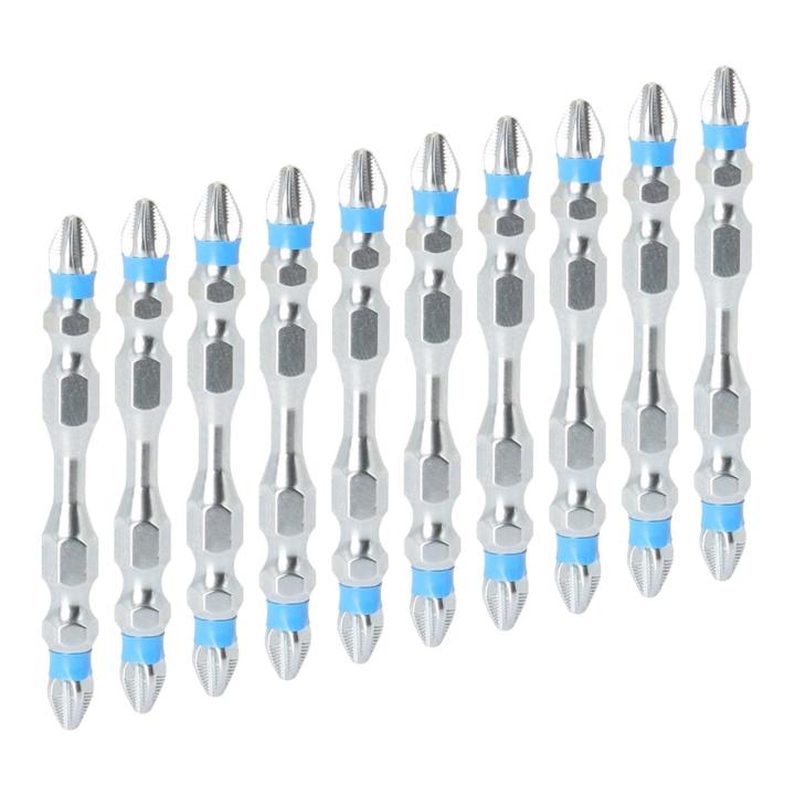 10pcs-cross-screw-head-hand-tools-electric-screwdriver-bit-for-engineering-electrician-woodworking-household-repair-appliances-screw-nut-drivers