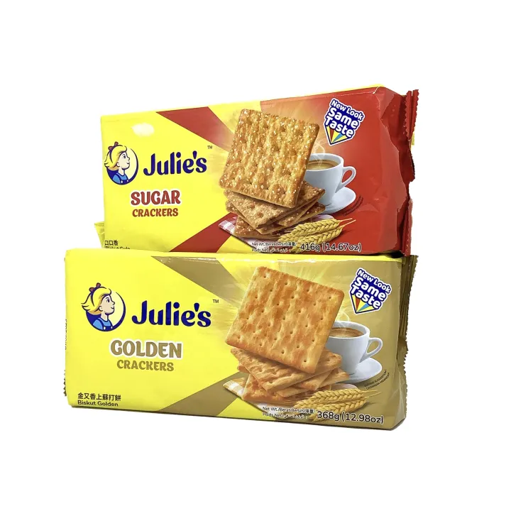 Julie’s Golden Cracker 368g / Sugar Cracker 416g / 金又香上蘇打餅 / 口口香 | Lazada