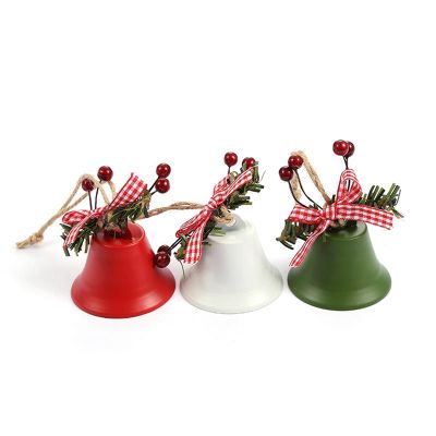 1Pc Jingle Bells Xmas Tree Hanging Ornaments Pendant Merry Christmas Decorations for Home 2022 New Year Gift Decor