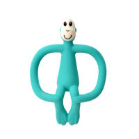 20211pcs Baby Teether Soft Silicone Cute Funny Cartoon Monkey Toddler Molar Pain Relief Tool Kids Teether Baby Toy Food Grade