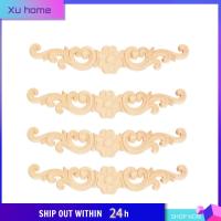 XU 27x บ้าน4Cm/10.7 "X 1.6" ไม้แกะสลัก Onlays Appliques สลักลายดอกกุหลาบ Decals ผนัง Mantels ลิ้นชักตกแต่งซ้อนทับ