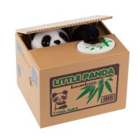 【LZ】♘◘  2023 Novo produto Surpresa e Delícia com o ladrão automático Panda Banco Coin A Fun Bouncing Toy e Único Money Saving Box