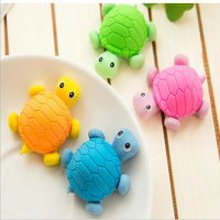36 Pcslot Cute Turtle Rubber Pencil Eraser Colorful Stationery School Supplies Gift For Kids