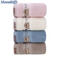 ♣ﺴ❃ 1pcs Children Towels Comfortable Bamboo Fiber Super Soft Kids Cute Bear Strong Water Absorbing High End Towel Cosas De Bebe