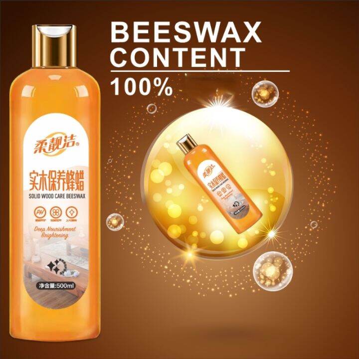 Wood Furniture Maintenance Beeswax Liquid Wax Brighten Decontamination