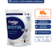 Viên uống ngăn rụng tóc, hỗ trợ mọc tóc Feelex Biotin gói 30 viên 30 Ngày
