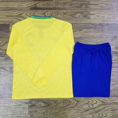 2023 New Fashion version 2022 World Cup Brazil national team jersey home mens T-shirt short-sleeved football uniform summer sportswear ball uniform