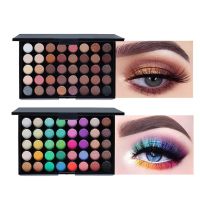 ☇ Pearlescent 40 Color Eyeshadow Palette High Saturation Eyeshadow Plastic This European And American Hot Selling Spot Earth Color