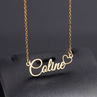 MYDIY Cursive Personalized Name Necklace Jewelry Gold Name Necklace Gift Custom Name Necklace Mother Day Gift Necklace For Women