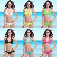 [COD] Swimsuit bikini swimsuit multi-color bright classic fashion factory direct V001