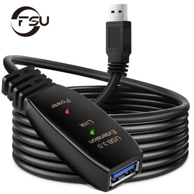 FSU USB แอ็คทีฟ5ม. 10ม. 20ม. 3.0สายพ่วงพิมพ์สายตัวผู้เป็นตัวเต้ารับต่อสำหรับการประชุมข้อมูลการเชื่อมต่อกล้องสำหรับขับรถ