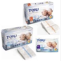 TOBU โทบุ ผ้าอ้อมผู้ใหญ่ สำเร็จรูป ชนิดเทป ไซส์ M,L,Xl แพ็ค 1 ห่อ