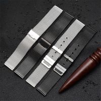 ۞▦ 18mm 20mm 22mm 24mm Milanese Loop Watchband Men Women Universal Watch Strap Stainless Steel Wrist Band Bracelet Accessories