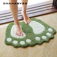 Foot Print Bath Mats,Non-slip Bathroom Carpet,Mat Toilet Tapete Para Banheiro,Bathroom Rug Bath Pad Carpets,Microfiber Mini Mats