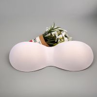 Ready stock U-shaped sponge chest pad (a pair of 2 into) round sponge pad chest lifting concentrated breast burst underwear pad