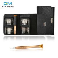 Original Diymore Mini Precision Screwdriver Set 25 in 1 Screwdriver Repair Tool set Repair Watch Laptop Remove For iPhone Samsung A11